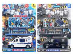 Friction Special Police Car Set(2S)