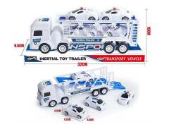 Friction Double Deck Trailer toys