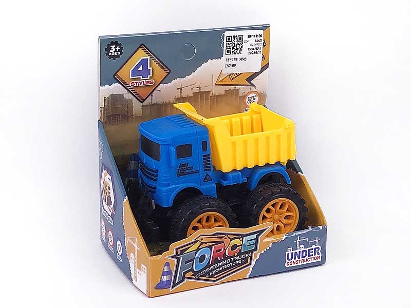 Friction Construction Truck(4S4C) toys