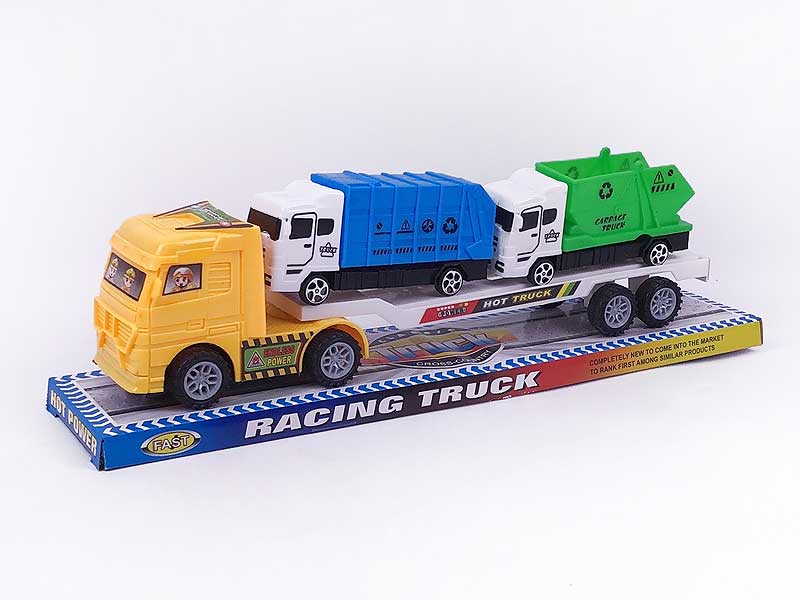 Friction Truck Tow Free Wheel Sanitation Truck(2C) toys
