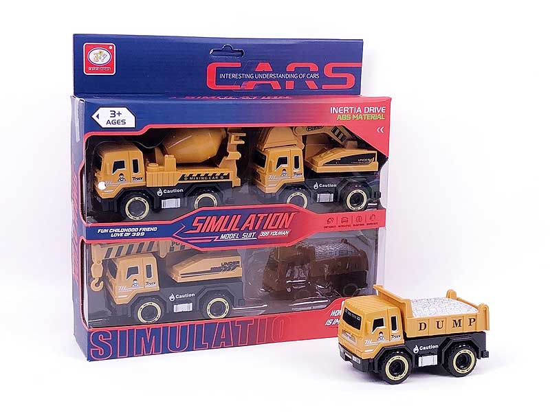 Friction Construction Truck(4in1) toys