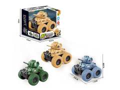 Friction Cross-country Tank（3C） toys