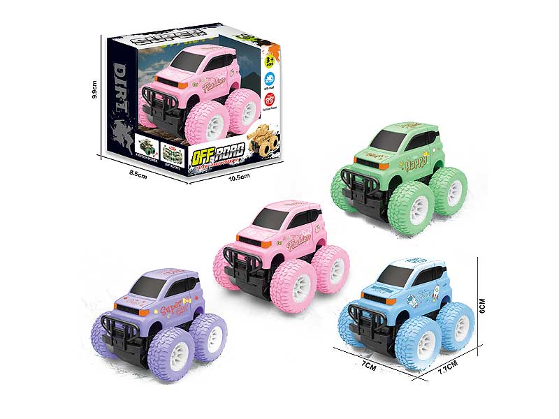 Friction Stunt Cross-country Car(4C) toys