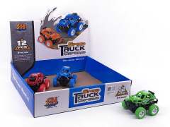 Friction Cross-country Car(12in1) toys