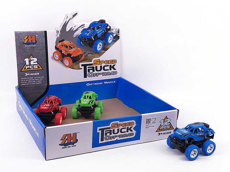 Friction Cross-country Car(12in1) toys