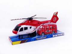 Fricton Helcopter & Free Wheel Police Car toys