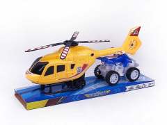 Fricton Helicopter & Free Wheel Motorcycle toys