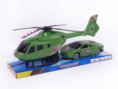 Fricton Helcopter & Free Wheel Car toys