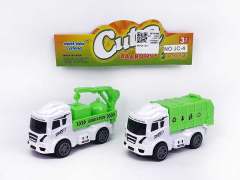 Friction Sanitation Truck(2in1) toys