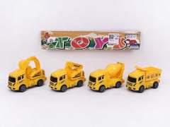 Friction Construction Truck(4in1) toys