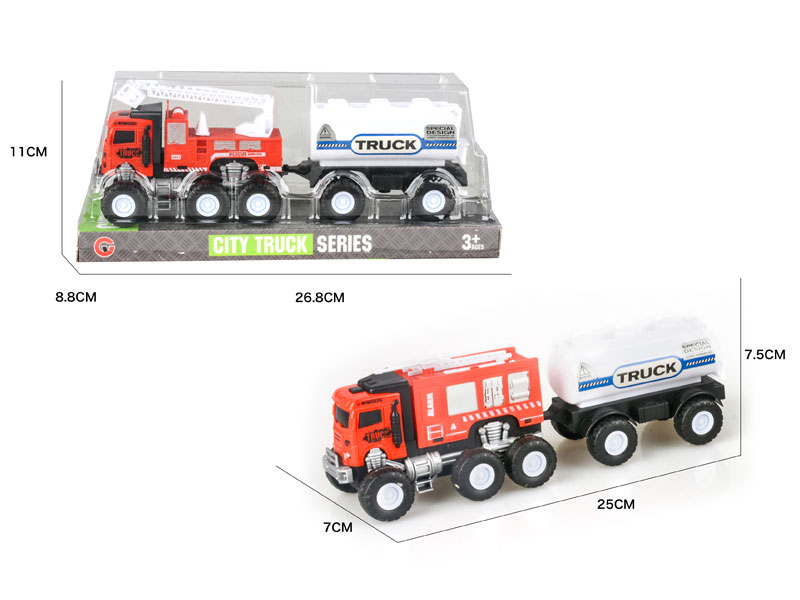 Friction Fire Engine(2S) toys