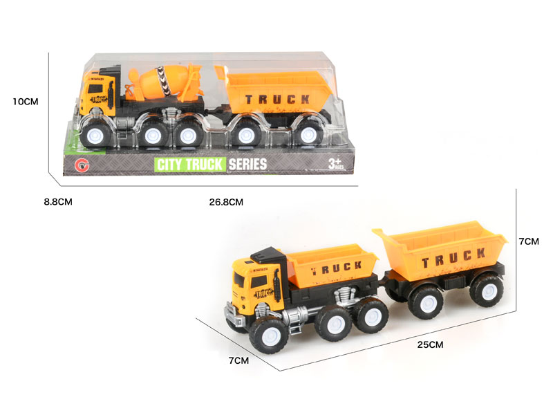 Friction Construction Truck(2S) toys