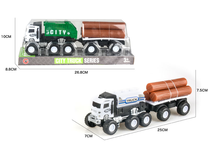 Friction Sanitation Truck(2S) toys