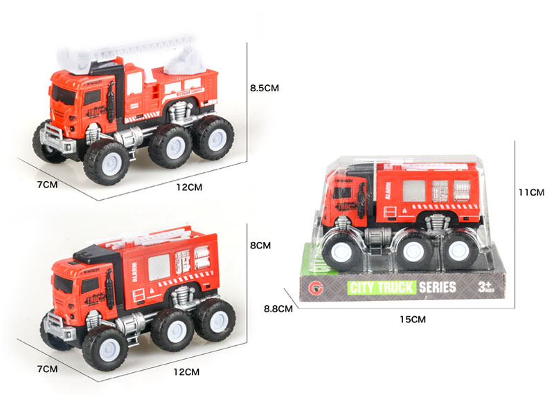 Friction Fire Engine(2S) toys