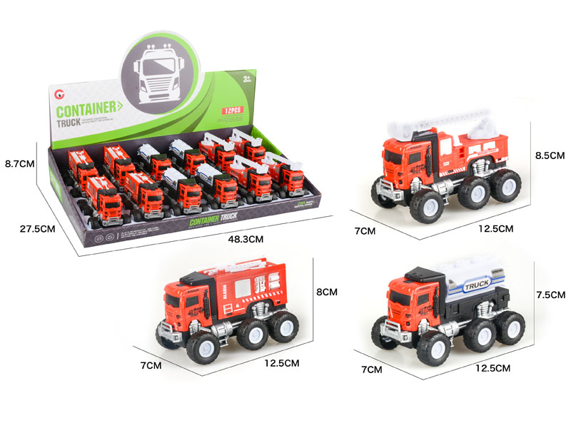 Friction Fire Engine(12in1) toys