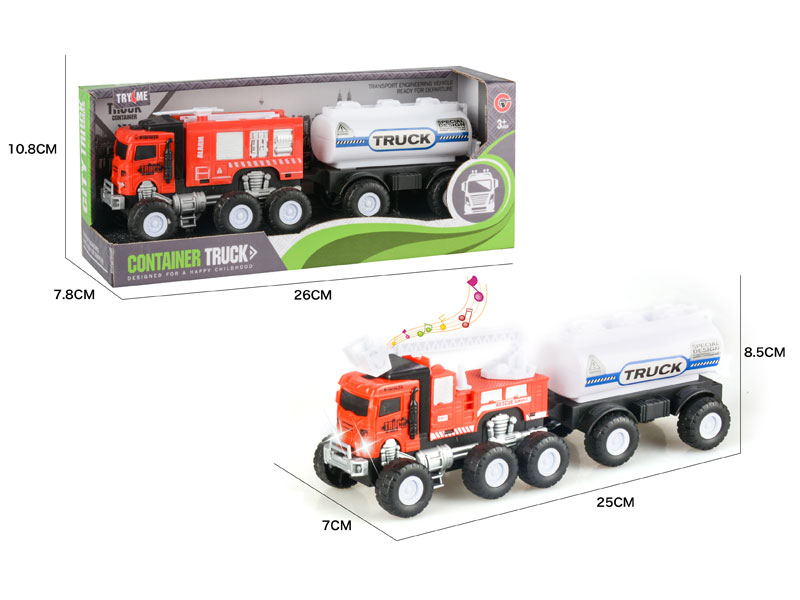 Friction Fire Engine W/L_M(2S) toys