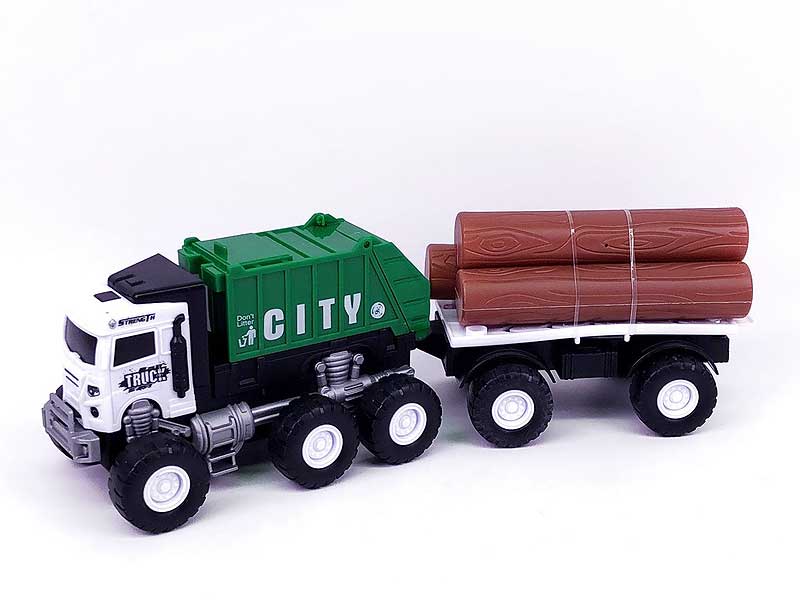 Friction Sanitation Truck(2S) toys