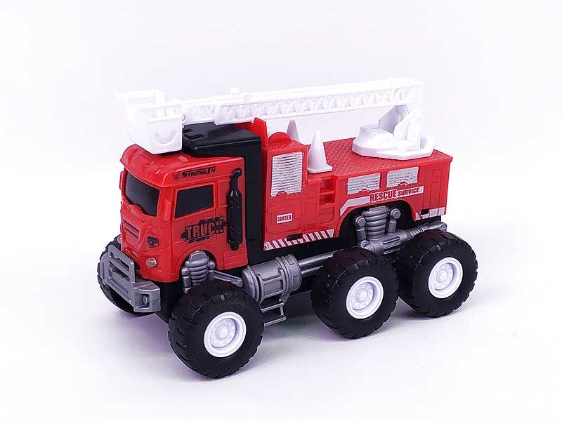 Friction Fire Engine W/L_S(2S) toys
