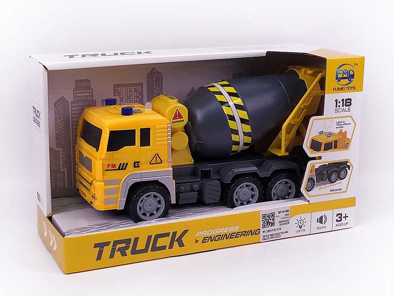 Friction Construction Truck W/L_S toys