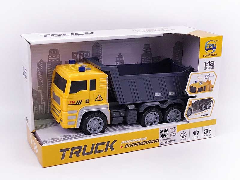 Friction Construction Truck W/L_S toys