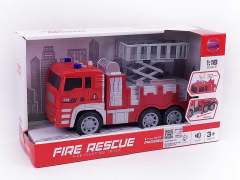 Friction Fire Engine W/L_S toys