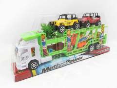 Friction Double Deck Trailer toys