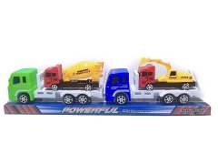 Friction Truck Tow Construction Truck(2in1) toys