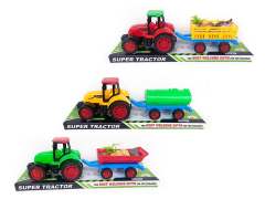 Friction Farmer Truck Set(3C) toys