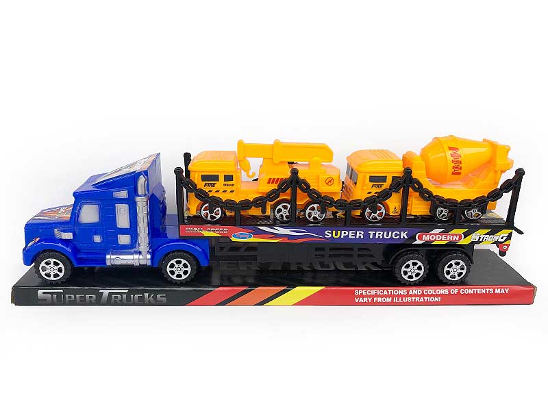 Friction Truck Tow Free Wheel Construction Truck(3C) toys