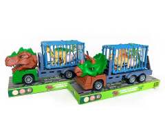 Friction Dinosaur Car Tow Cage(2S) toys