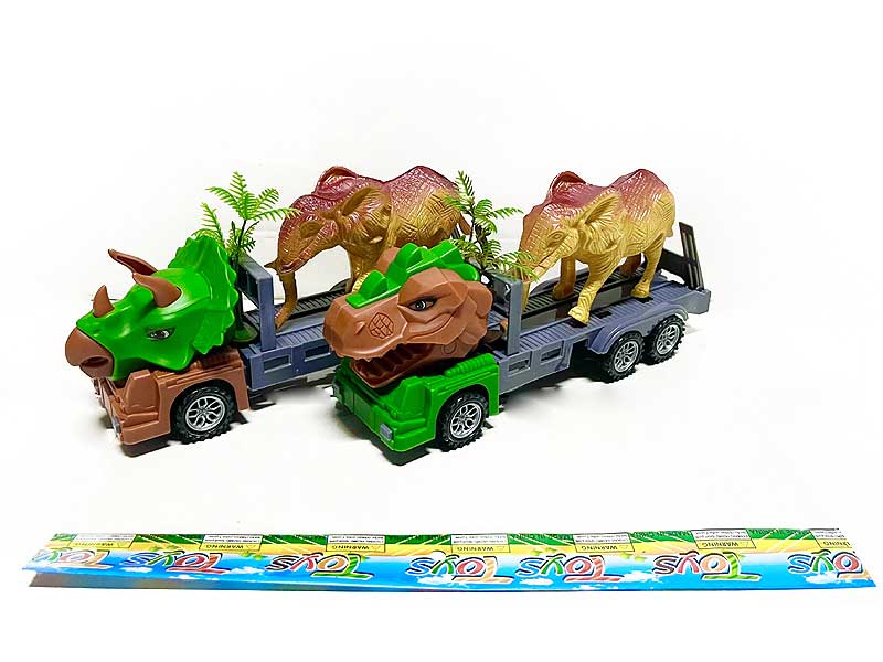 Friction Dinosaur Car Tow Elephant(2S) toys