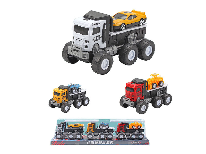 Friction Cross-country Tow Truck(3in1) toys