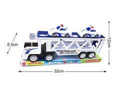 Friction Police Truck Tow Car toys