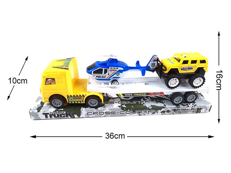 Friction Car Load Plane & Hummer toys