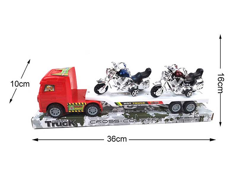 Friction  Car Load Motorcycle toys