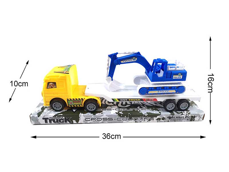 Friction Car Tow Construction Truck toys