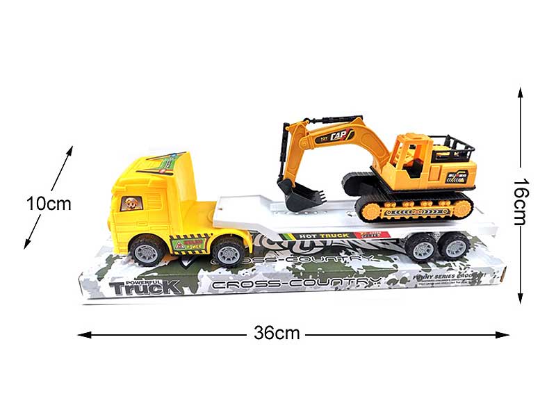 Friction Car Tow Construction Truck toys