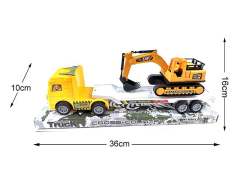 Friction Car Tow Construction Truck toys