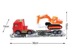 Friction Car Tow Construction Truck toys