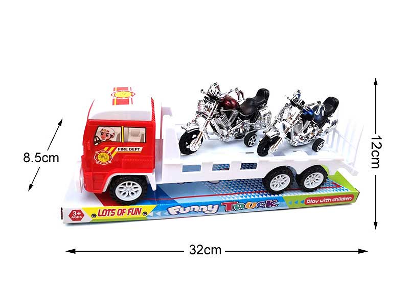 Friction  Car Load Motorcycle toys