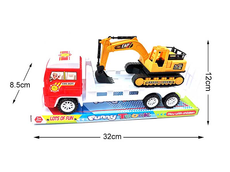 Friction Car Tow Construction Truck toys