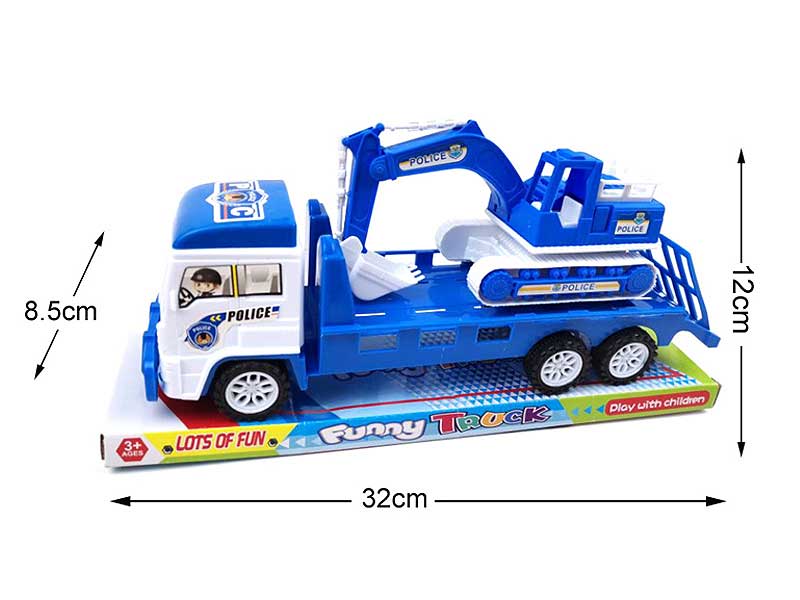 Friction Car Tow Construction Truck toys