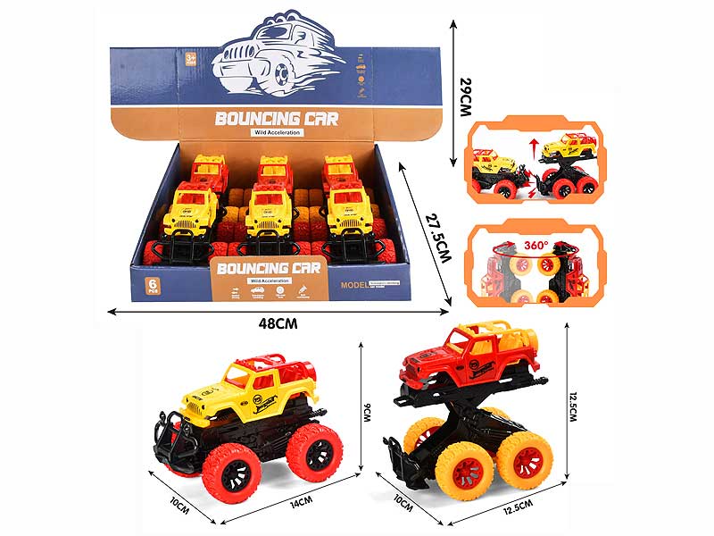 Friction Cross-country Car(6in1) toys