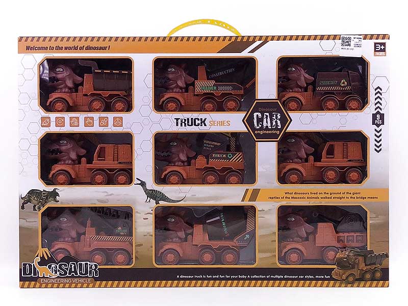 Friction Construction Truck(9in1) toys