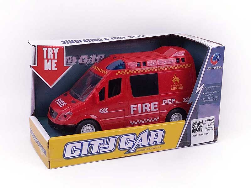 Friction Fire Engine W/L_S toys