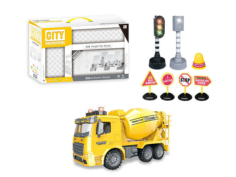 Friction Construction Truck Set W/L_M toys