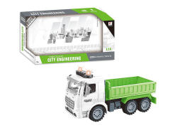 1:14 Friction Sanitation Truck W/L_M toys