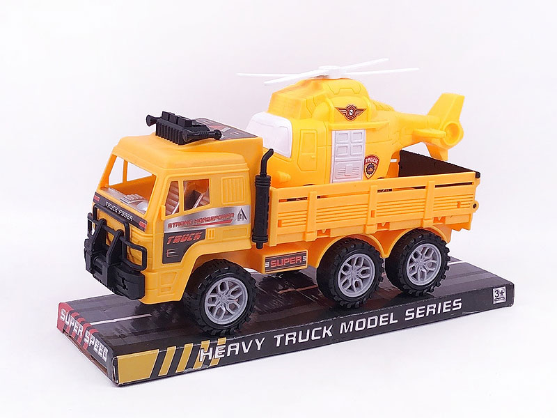 Friction Construction Truck Tow Helicopter toys