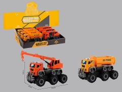 Die Cast Construction Truck Friction(6in1) toys