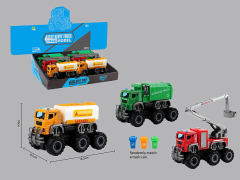 Die Cast Cross-country Car Friction(6in1)